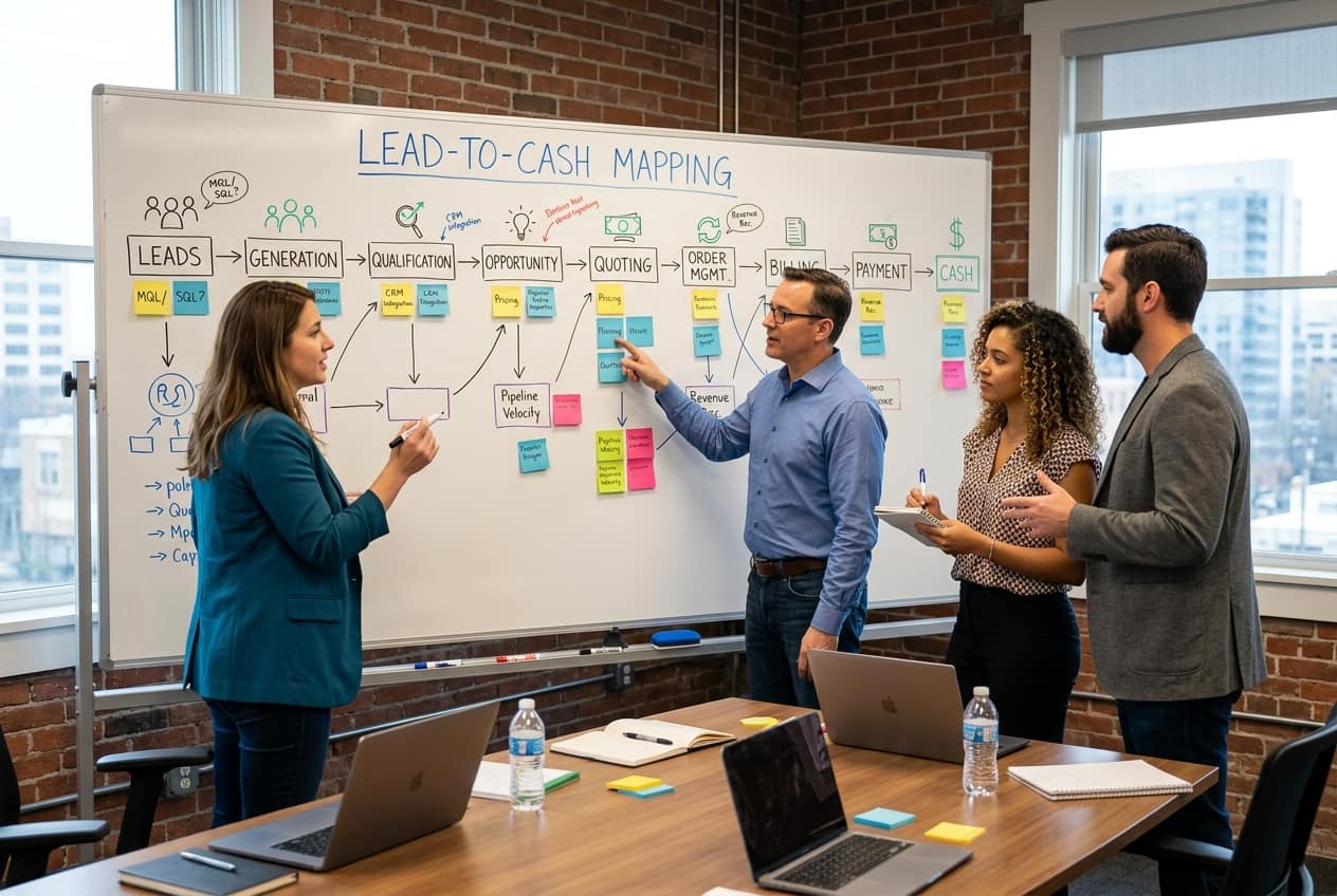 Map your lead-to-cash processes to unblock growth